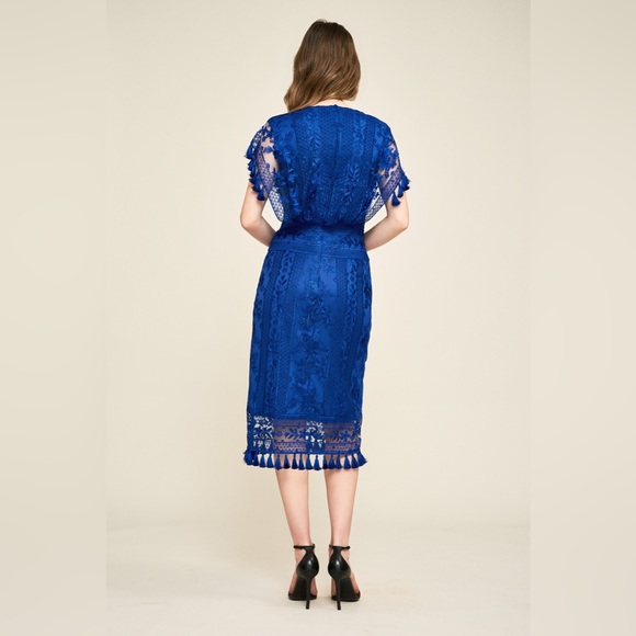 BROOKLYN EMBROIDERED TASSEL DRESS - Picture 3 of 6